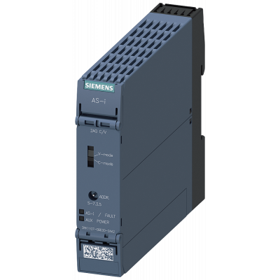 AS-i SlimLine Compact module SC22.5, IP20, 2 AQ-C/V screw terminals 4 x analog output. 3RK11070BE002AA2