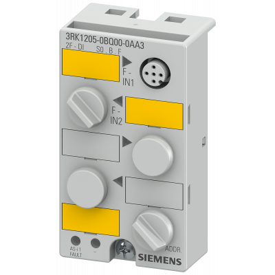 ASIsafe module K45F two safe inputs 2 F-DI mounting pl. 3RK19012EA00. 3RK12050BQ000AA3