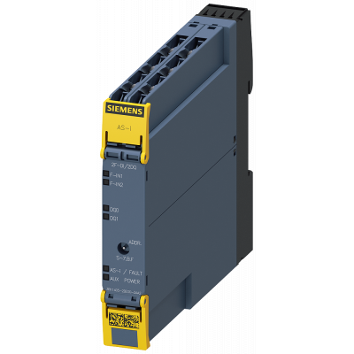 ASIsafe SlimLine Compact module SC17.5F digital safety 2F-DI/2DQ, IP20, screw. 3RK14052BE002AA2