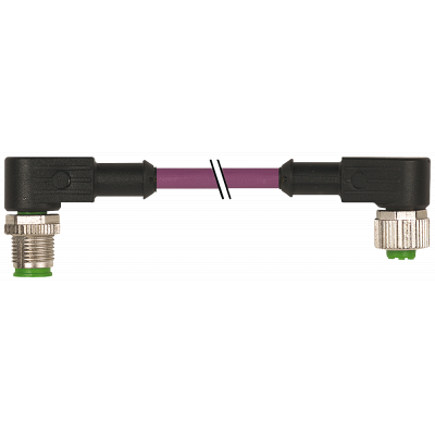 BUS КАБЕЛЬ, ДЛЯ PROFIBUS ПОДГОТ. С ДВУХ СТОРОН 3 X M12 ANGLED 5-CORE, SHIELDED LENGTH 10M, B CODED. 3RK19021NC10