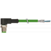 Bus cable, 3 m, for PROFINET, 4-core, shielded, with 1 x M12 D-coded. 3RK19022HB30