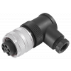 Socket, 7/8" for 24 V, screw terminal, angled, 5-pole, 1.5 mm2, max. 9 A, IP67. 3RK19023DA00