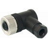 M12 socket, angled, 4-pole, screw terminal, max. 0.75 mm2, A-coded, max. 4 A. 3RK19024CA004AA0