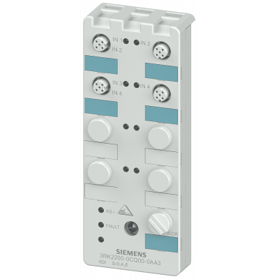 AS-Interface compact module K60, IP67, A/B slave, digital, 4 DI. 3RK22000CQ000AA3