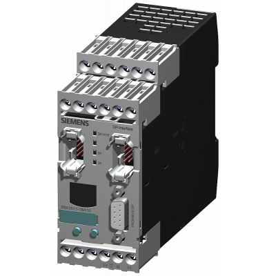 Interface module, PROFIBUS, max. 12 Mbps, 45 mm, screw terminal. 3RK35111BA10