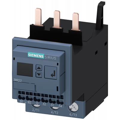 Monitoring relay attachable to contactor 3RT2, spring-type connection system. 3RR22433FA30