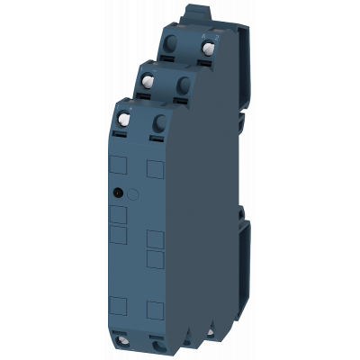 Signal converter 24-240 V UC, 3-way on: 0-10 V, 0/4-20 mA off: 0-10 V, 0/4-20 mA. 3RS70051FW00