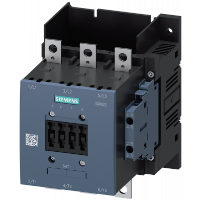 Contactor, AC-3, 115 A/55 kW/400 V, 3-pole, 2 NO+2 NC, connection bar/screw terminal. 3RT10546LA06