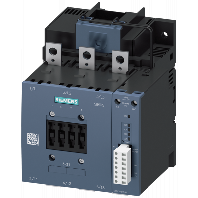 Contactor, AC-3, 115 A/55 kW/400 V, 3-pole, 96-127 V AC/DC, PLC-IN optional, 1 NO+1 NC, connection bar/screw terminal. 3RT10546PF35