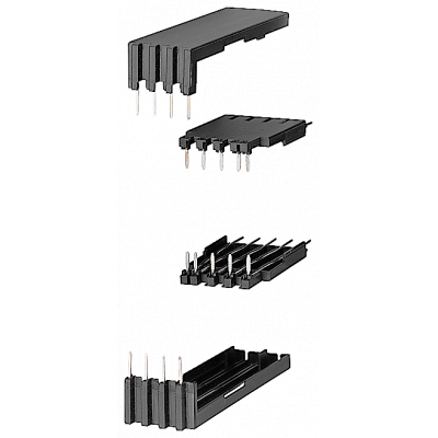 Soldering pin adapter for contactors with added 4-pole auxiliary switch. 3RT19164KA2