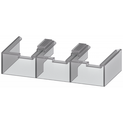 Terminal cover for box terminal block for contactor sizeS6, 3RT1.5. 3RT19564EA2