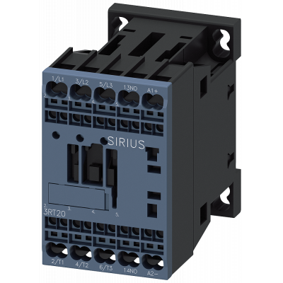 Contactor, AC-3, 7 A/3 kW/400 V, 3-pole, 24 V DC, function module optional, 1 NO, spring-type terminal. 3RT20152BB410CC0