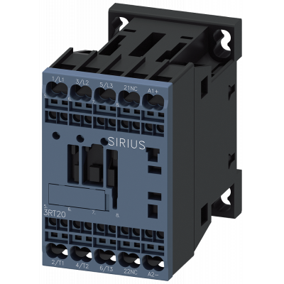 Contactor, AC-3, 7 A/3 kW/400 V, 3-pole, 24 V DC, function module optional, 1 NC, spring-type terminal. 3RT20152BB420CC0