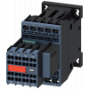 Contactor, AC-3, 7 A/3 kW/400 V, 3-pole, 110 V AC/50 Hz, 120 V AC/60 Hz, 2 NO+2 NC, spring-type terminal. 3RT20152CK643MA0