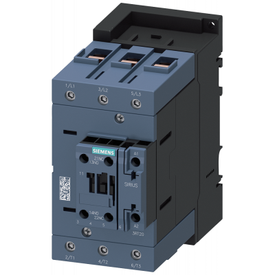 Contactor, AC-3, 80 A/37 kW/400 V, 3-pole, 42 V AC/50 Hz, 1 NO+1 NC, screw terminal. 3RT20451AD00