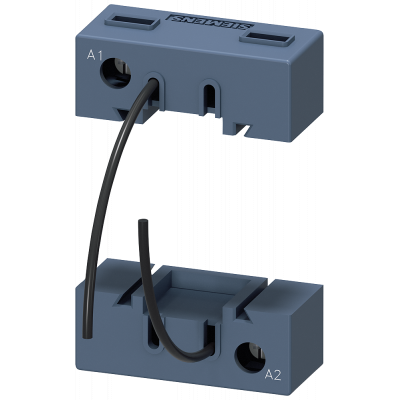 Coil connection module for motor contactors, size S0+S2, connection diagonal. 3RT29264RC11