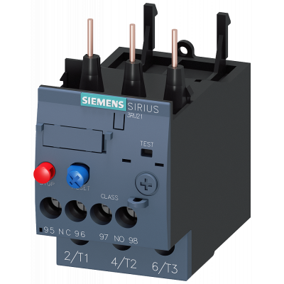 Overload relay 1.8-2.5 A motor protection S0, Class 10, contactor mounting. 3RU21261CB0