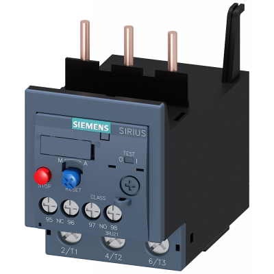 Overload relay, 5.5-8 A motor protection, S2, Class 10, contactor mounting, screw terminal. 3RU21361HB0