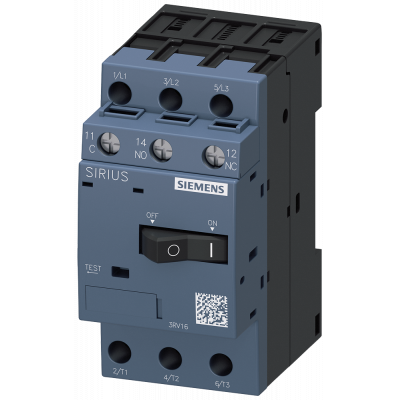 Circuit breaker for voltage transformer, S00, 1.4 A, short-circuit release 6 A, transverse Auxiliary switch 1 CO. 3RV16111AG14