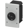 Molded-plastic flush-mounting encl. with rotary operating mechanism, lockable. 3RV19232DA00