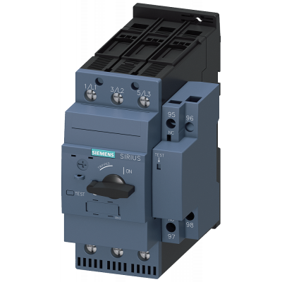 Circuit breaker, S2, motor protection, Class 10, A-release 54-65 A, short-circuit release 845 A. 3RV21314JA10