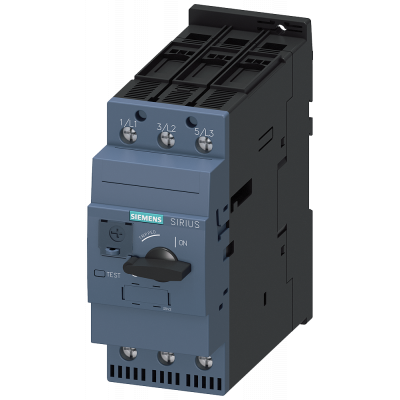 Circuit breaker, S2, for transformer protection, A-release 54-65 A, short-circuit release 1300 A. 3RV24314JA10