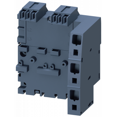 3-ph. busbar with infeed on the right for 2 circuit breakers S00 and S0. 3RV29171E