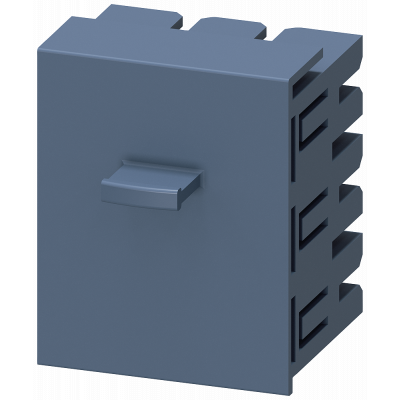 Wide extension connector for connecting 3-phase busbar. 3RV29175E