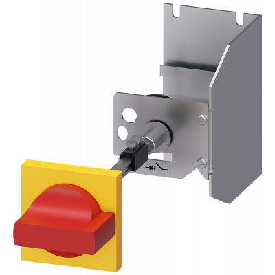 Door-coupling rotary operating mechanism for circuit breaker, S00/S0, handle EMERGENCY OFF. 3RV29262C