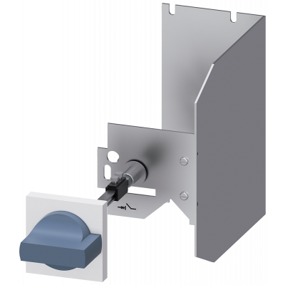 Door-coupling rotary operating mechanism for circuit breaker, S3, handle gray. 3RV29462B