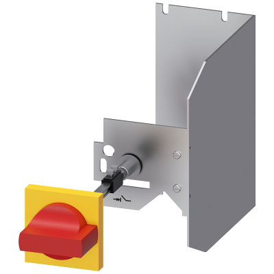 Door-coupling rotary operating mechanism for circuit breaker, S3, handle EMERGENCY OFF. 3RV29462C