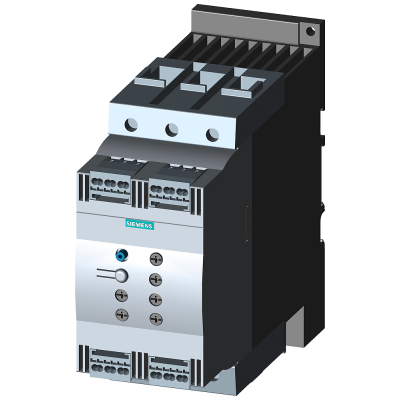 Soft starter S3, 80 A, 45 kW/400 V, 40 degrees, 480-200 V AC, 24 V AC/DC. 3RW40462TB04