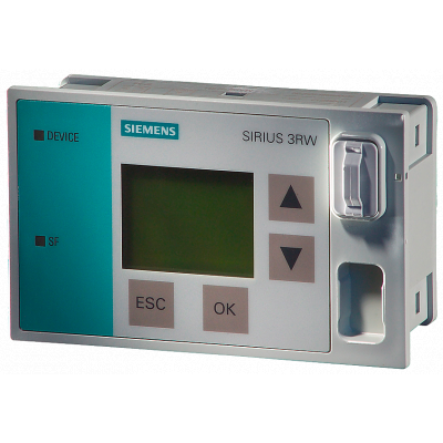 External display and operator module for 3RW44 soft starter. 3RW49000AC00