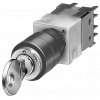 Key-operated switch CES, 16 mm, round plastic. 3SB22024LA01