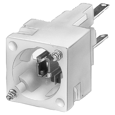 Contact block and lampholder, 1 NC, wedge base W2x4.6D, soldering pin connection. 3SB24551C