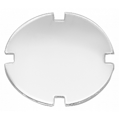 Inscription plate for pushbutton and illuminated pushbutton, flat, clear. 3SB29014AL