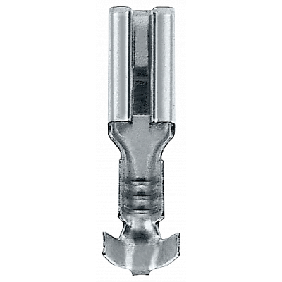 Push-on contact for flat connector, 2.8x0.8 mm, cross-section 0.5-1.5 mm2. 3SB29088AA