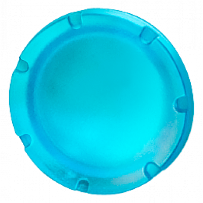 Button, blue, flat for illuminated pushbutton. 3SB29100CF