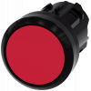 Pushbutton, 22 mm, round, plastic, red, button. 3SU10000AA200AA0