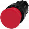 Mushroom pushbutton, 22 mm, round, plastic, red, 30 mm. 3SU10001AD200AA0