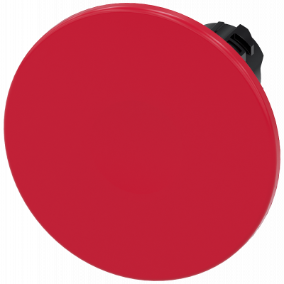 Mushroom pushbutton, 22 mm, round, plastic, red, 60 mm. 3SU10001CA200AA0