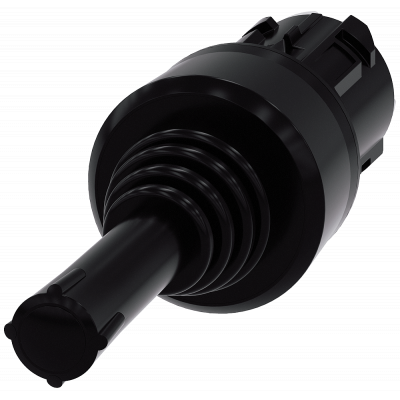 Coordinate switch, 22 mm, round, plastic, black, vertical latching. 3SU10007AB100AA0