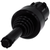 Coordinate switch, 22 mm, round, plastic, black, vertical latching. 3SU10007BB100AA0