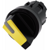 Toggle switch, illuminable, 22 mm, round, plastic, yellow. 3SU10022BC300AA0