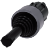 Coordinate switch, 22 mm, round, metal front ring, black, vertical latching. 3SU10307AB100AA0