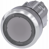 Pushbutton, 22 mm, round, metal, high gloss, clear, button. 3SU10500AB700AA0