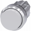 Pushbutton, 22 mm, round, metal, high gloss, white, button. 3SU10500BB600AA0