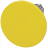 Mushroom pushbutton, 22 mm, round, metal, high gloss, yellow, 60 mm. 3SU10501CD300AA0