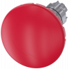 Emergency stop mushroom pushbutton, 22 mm, round, metal, high gloss, red, 60 mm. 3SU10501JB200AA0