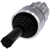 Coordinate switch, 22 mm, round, metal high gloss, black, vertical latching. 3SU10507AB880AA0